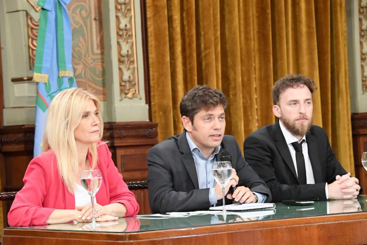 Axel Kicillof, Verónica Magario, Federico Otermín