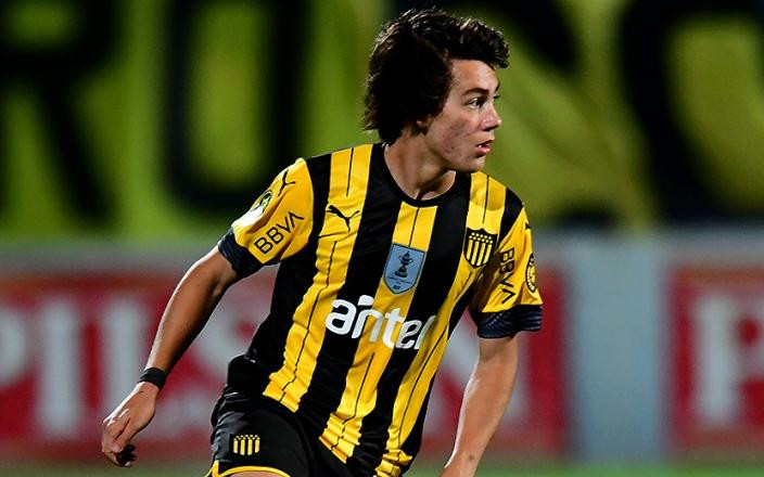 Facundo Pellistri, jugador uruguayo de Peñarol