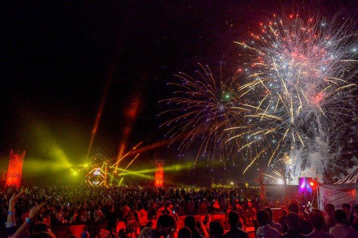 Fiesta de fin de año en Punta del Este