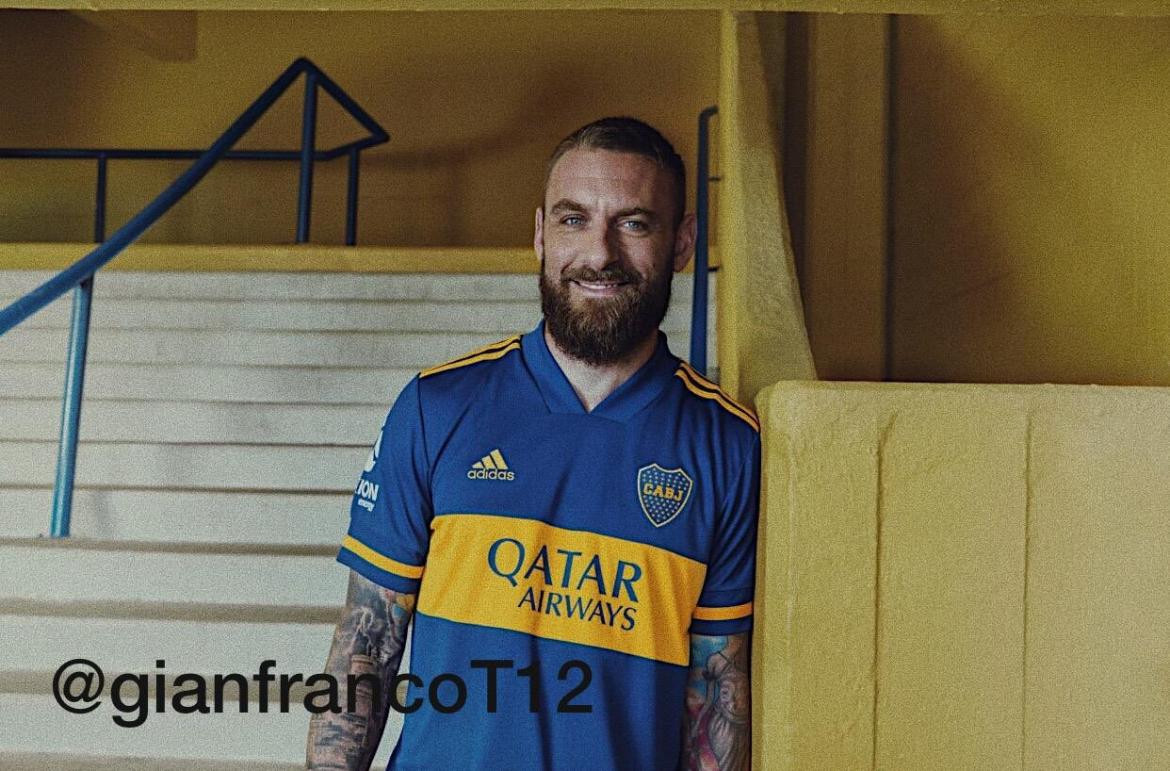 Nueva camiseta de Boca, GENTILEZA @gianfrancoT12