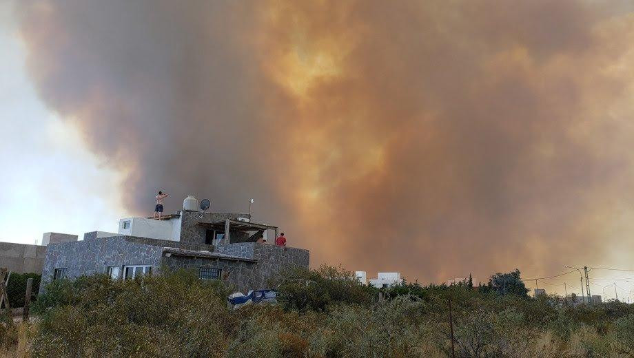 Incendio Las Grutas