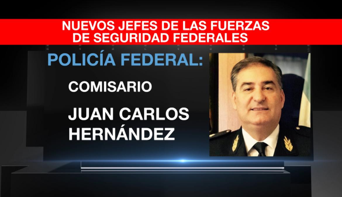 Juan Carlos Hernández, jefe de la Policía Federal