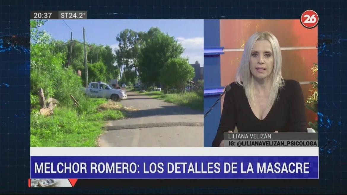 Licenciada Liliana Velizán sobre violencia de género, CANAL 26