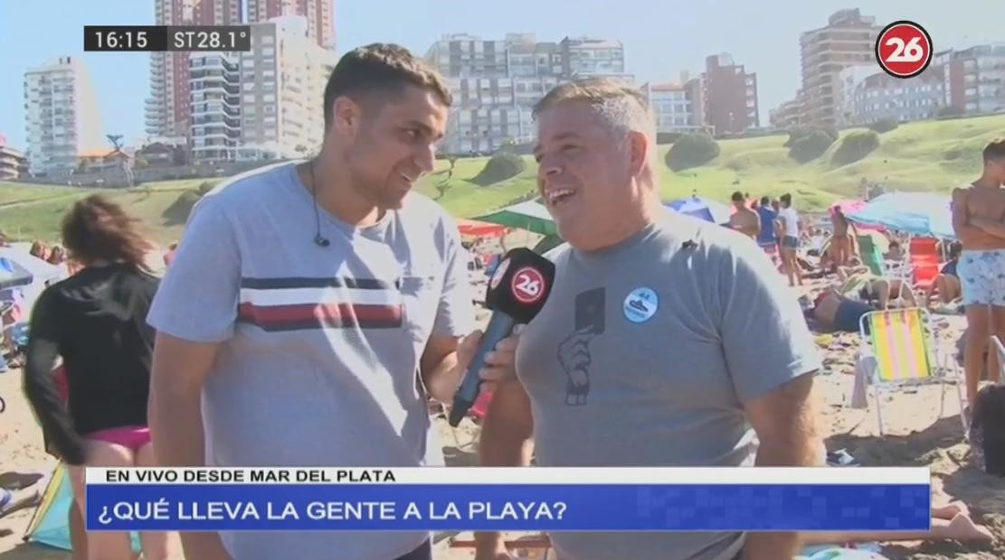 Carna desde Mar del Plata con Canal 26 