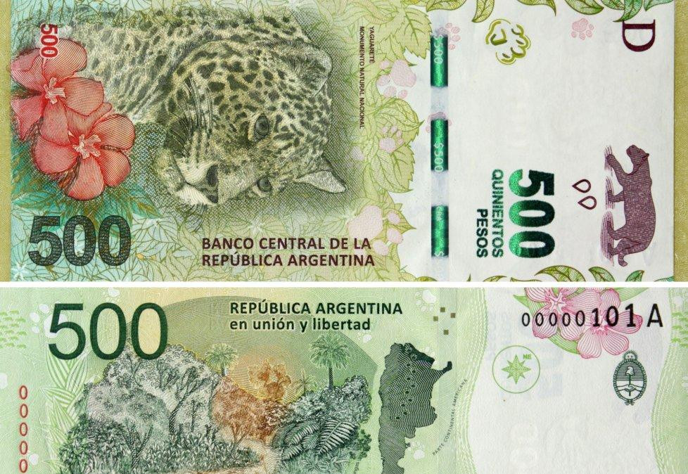 Billete de 500 pesos, NA