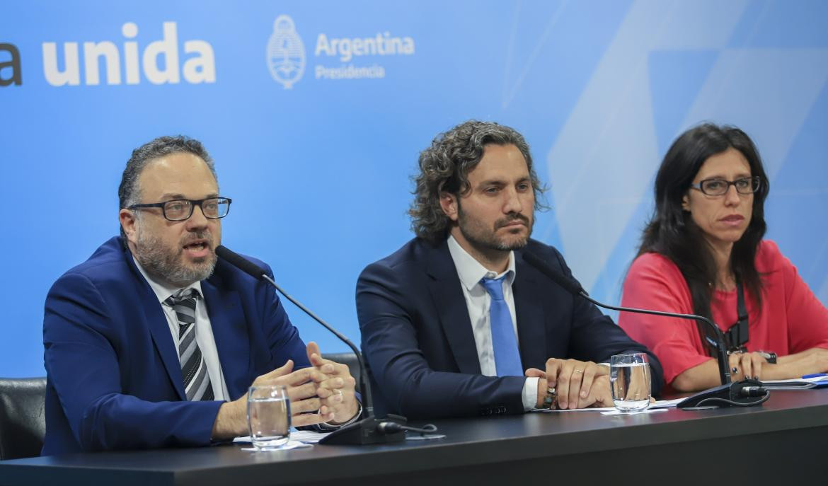 Gobierno presentando el nuevo programa de Precios Cuidados, NA