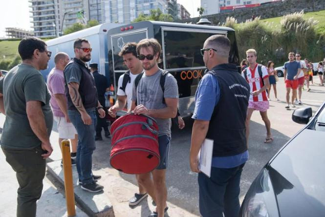 Controles en Playa Grande, verano 2020