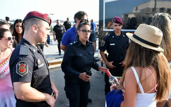 Controles en Playa Grande, verano 2020