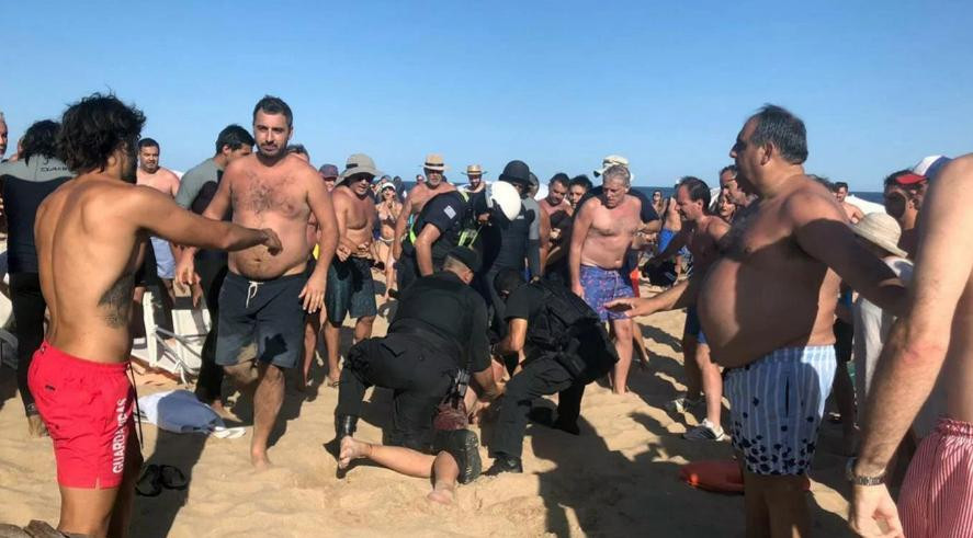 Incidentes con hinchas de River en Punta del Este