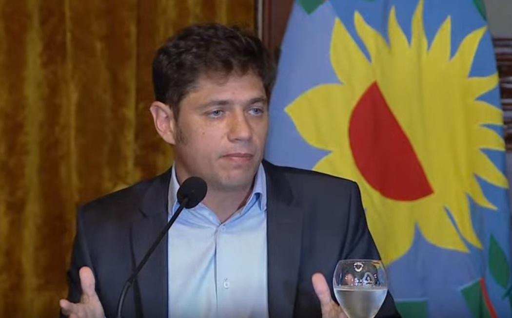 Axel Kicillof, conferencia de prensa en Casa de Gobierno Bonaerense