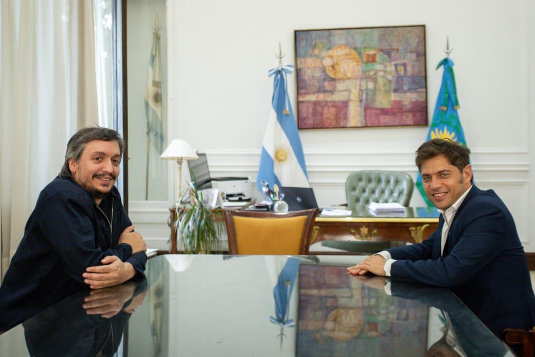 Máximo Kirchner y Axel Kicillof, Frente de Todos