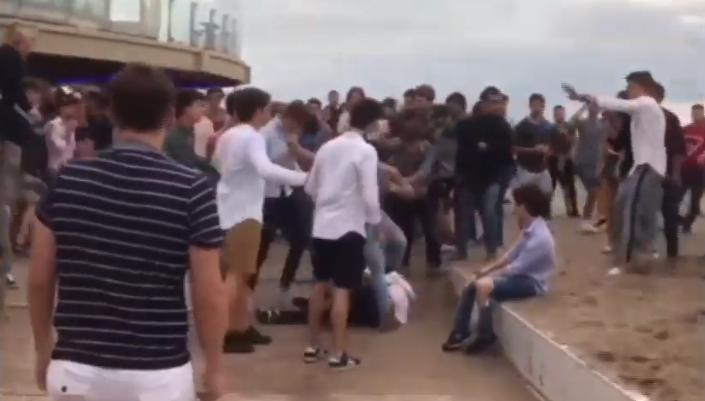 Batalla campal en Mar del Plata