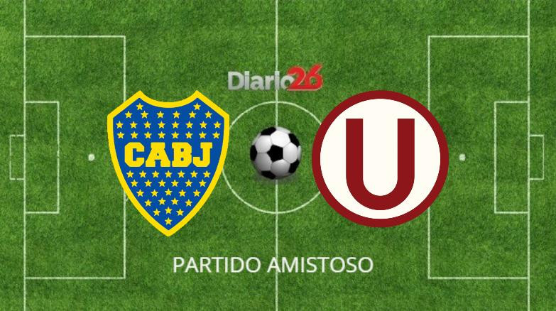 Boca vs Universitarios, partido amistoso, Diario 26