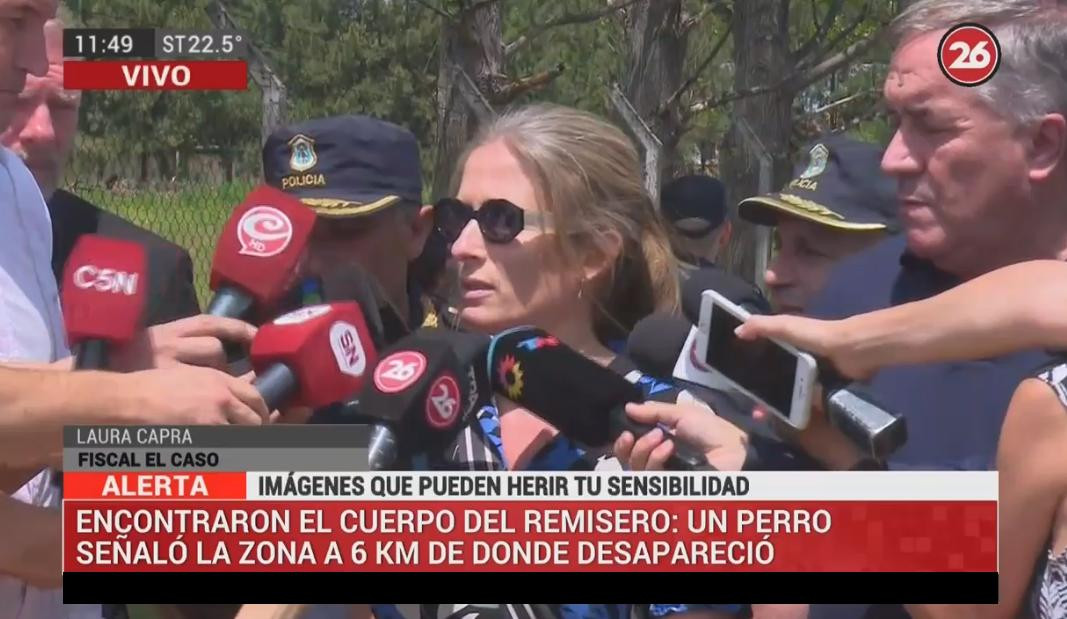 Remisero encontrado muerto, habla fiscal del caso, móvil Canal 26