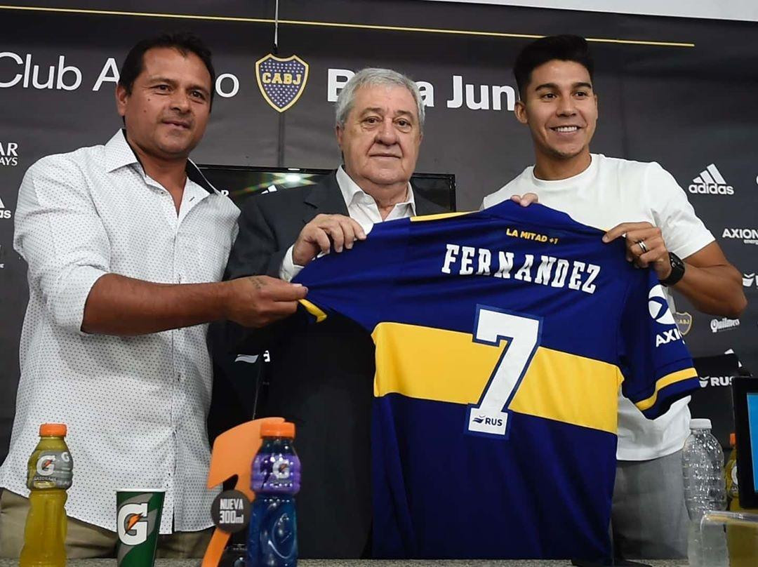 Presentación en Boca de Pol Fernández