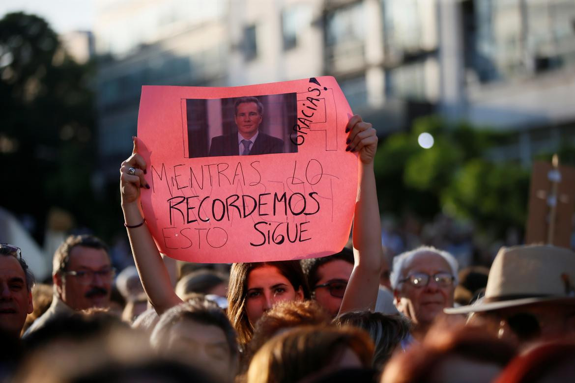 Marcha por Alberto Nisman a cinco años de su muerte, REUTERS