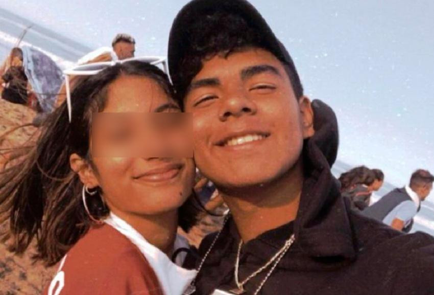 Fernándo Báez Sosa y su novia