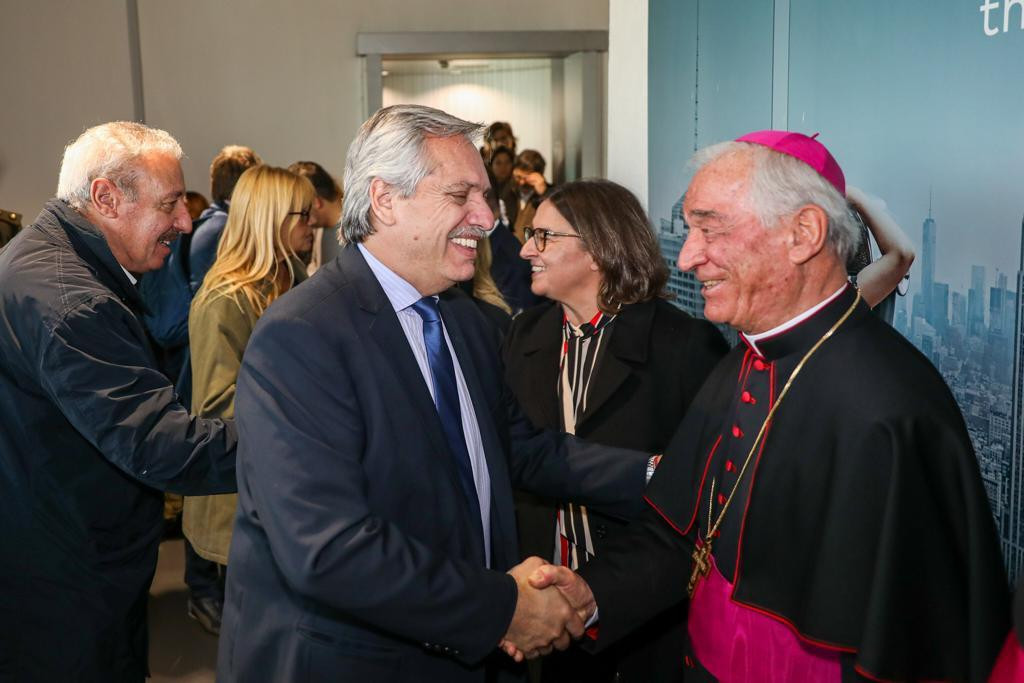 Alberto Fernández en Roma, gira por Europa