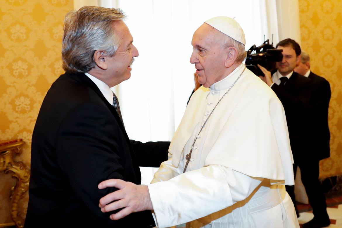 Papa Francisco y Alberto Fernández