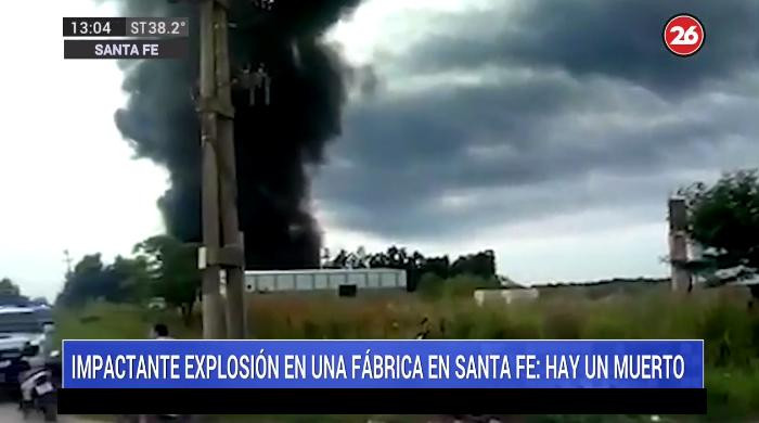 Explosión en Santa Fe, Canal 26