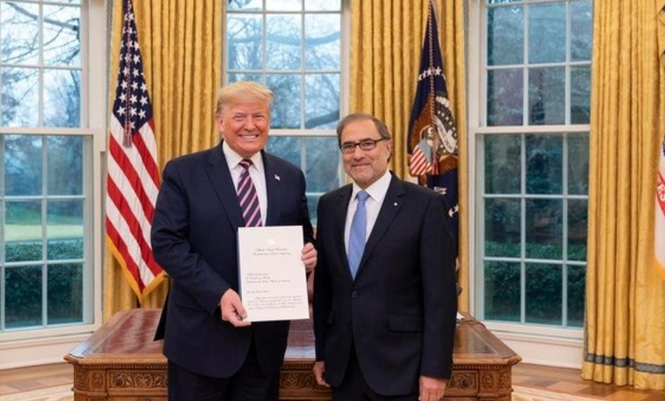 Donald Trump y Jorge Argüello (Foto: Casa Blanca)