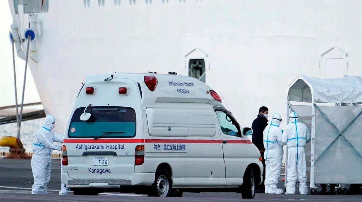 Coronavirus, crucero en Japón