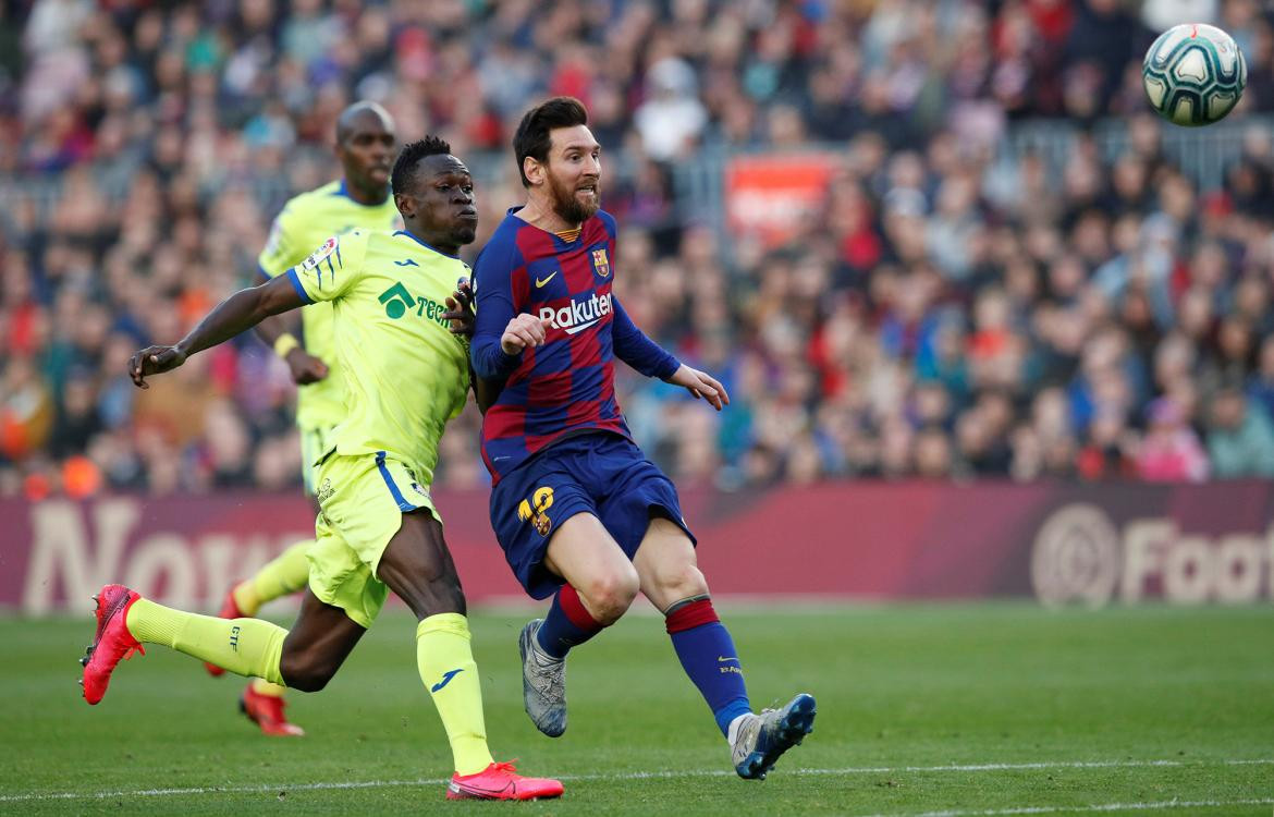 La Liga, Barcelona vs. Getafe, Messi, REUTERS