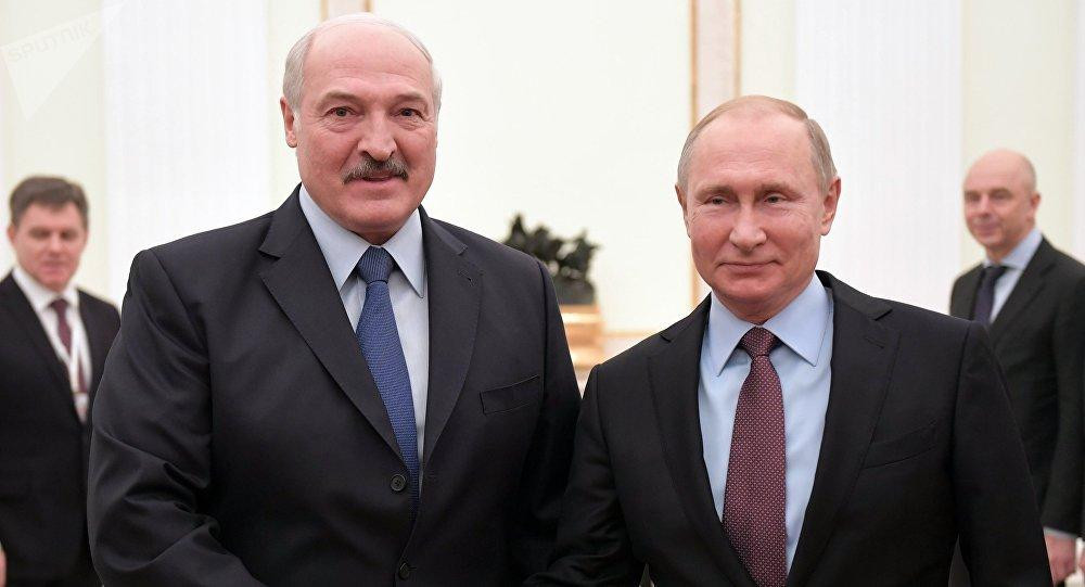 Putin y Lukashenko