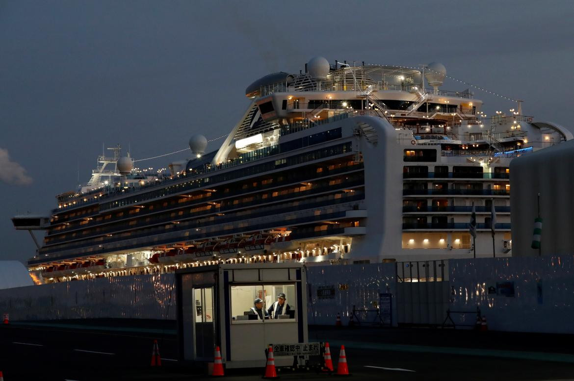 Coronavirus, crucero en Japón, reuters