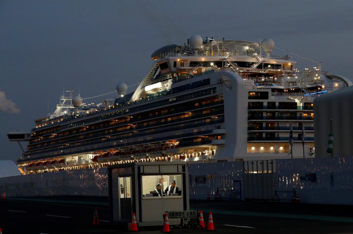 Crucero Diamond Princess, Coronavirus