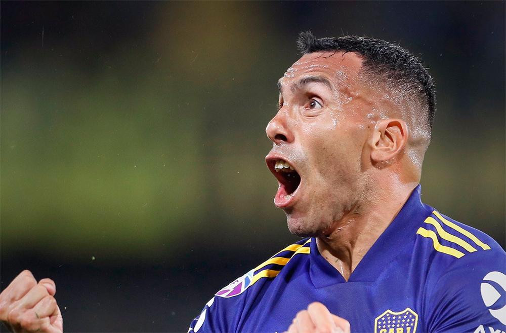 Carlos Tevez, Boca Juniors, festejo de gol, FotoTwitter Boca