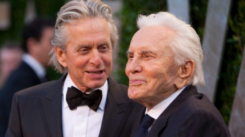 Kirk Douglas y MichaelDouglas