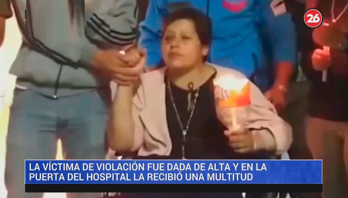 Horror en Puerto Deseado, mujer violada fue dada de alta y regresa a Salta, CANAL 26	