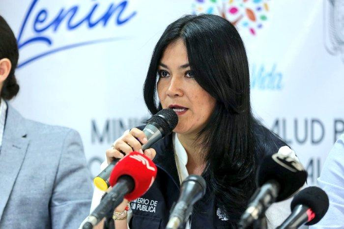 Catalina Andramuño, ministra de salud de Ecuador