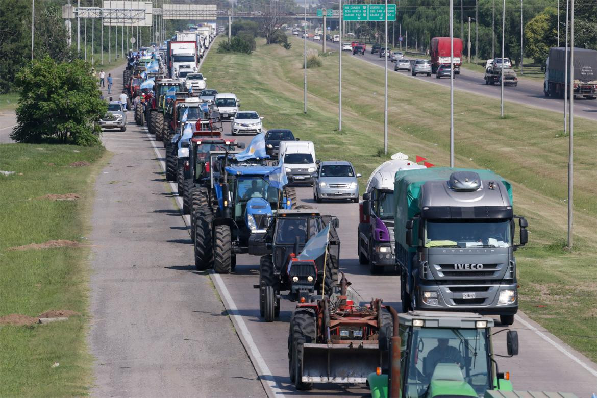 Protesta del campo, corte de rutas, retenciones, NA