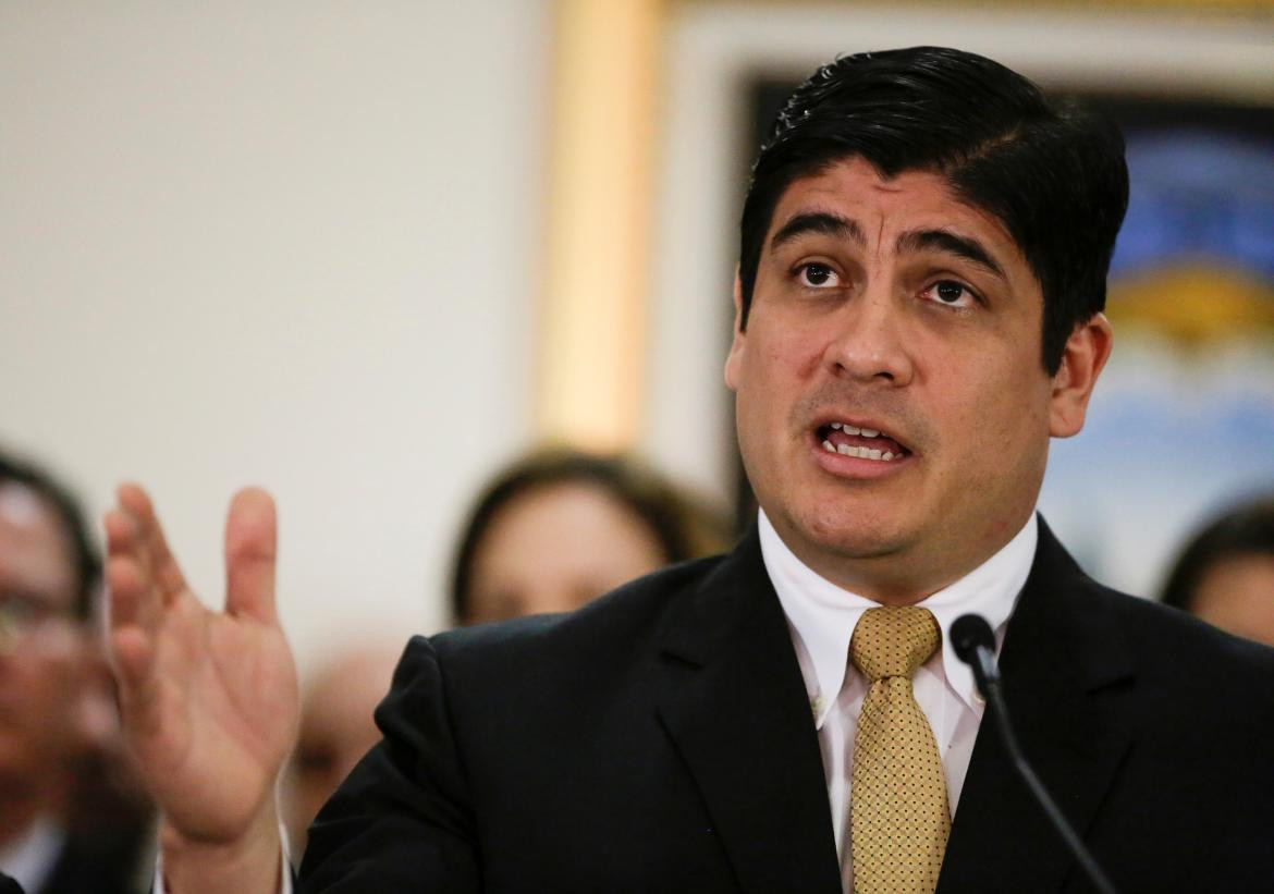  El mandatario de Costa Rica, Carlos Alvarado, REUTERS