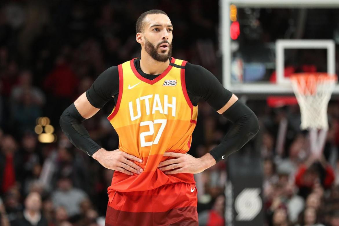 Rudy Gobert, jugador de la NBA con coronavirus