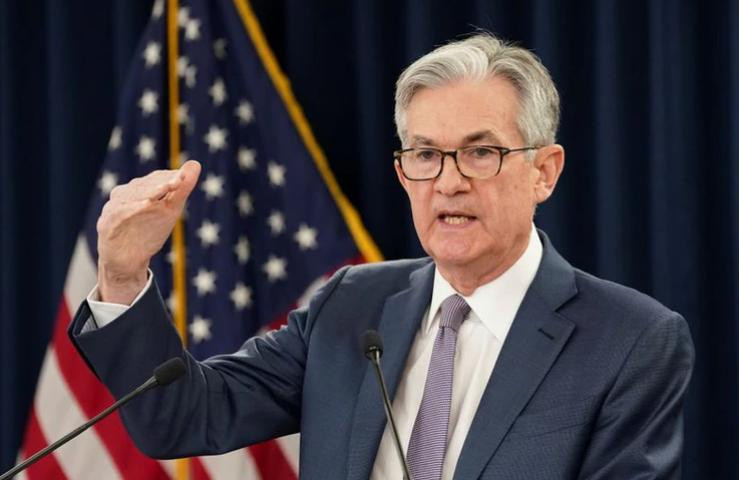 Jerome Powell, el titular de la Fed REUTERS