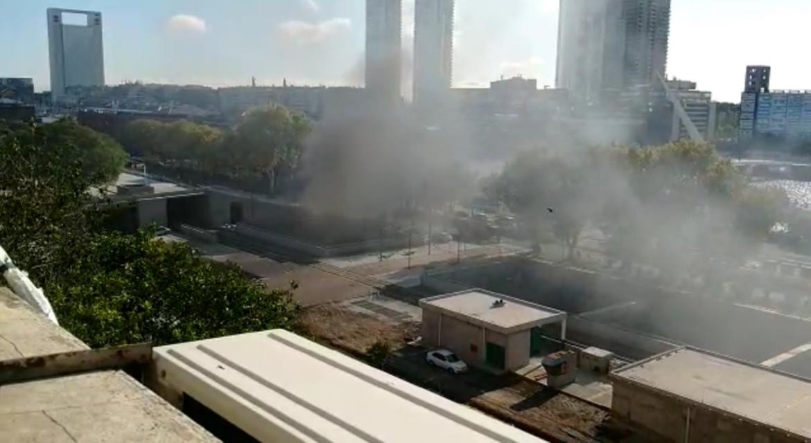 Incendio camión paseo del bajo