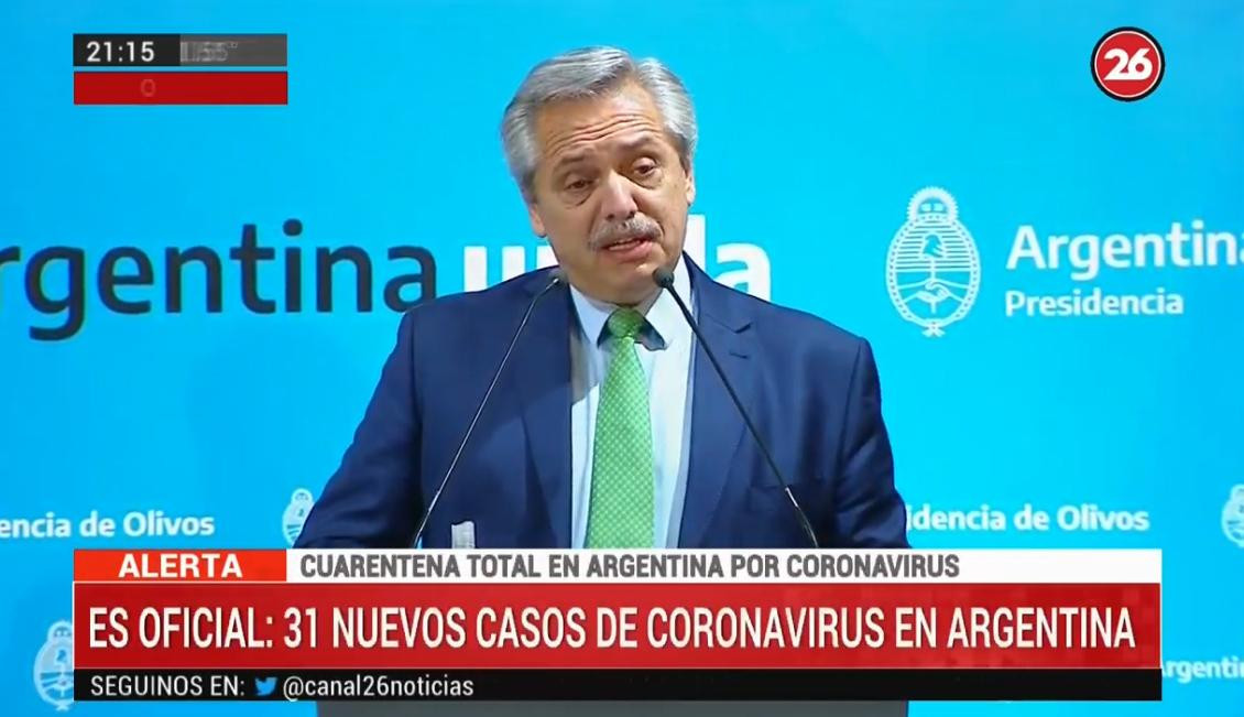 Coronavirus, anuncio del gobierno