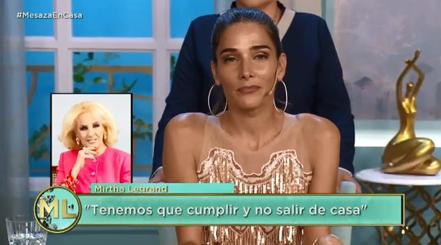 Mirtha Legrand en los almuerzos conducidos por Juana Viale por cuarentena de coronavirus, EL TRECE