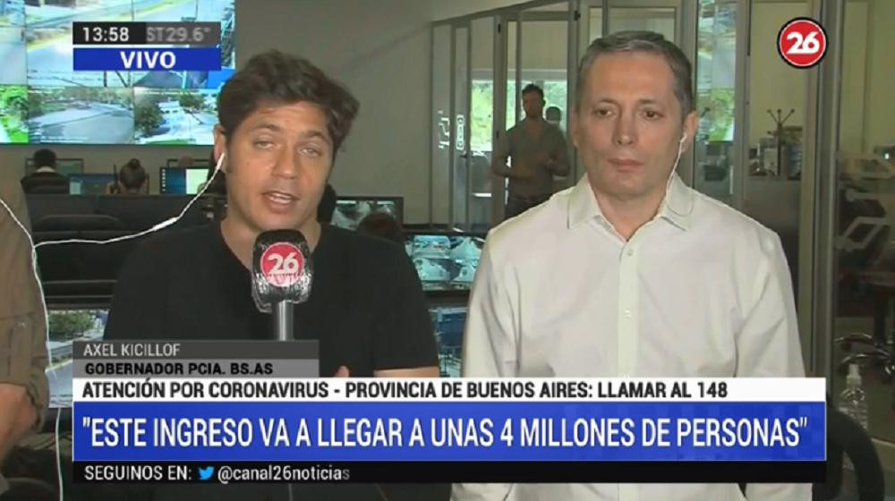 Coronavirus, Argentina, Kicillof, Grey, Canal 26