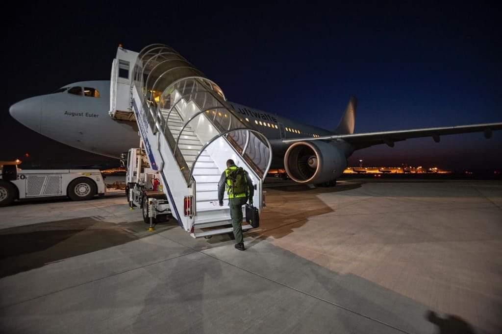 Avión de Alemania para trasladar a pacientes italianos