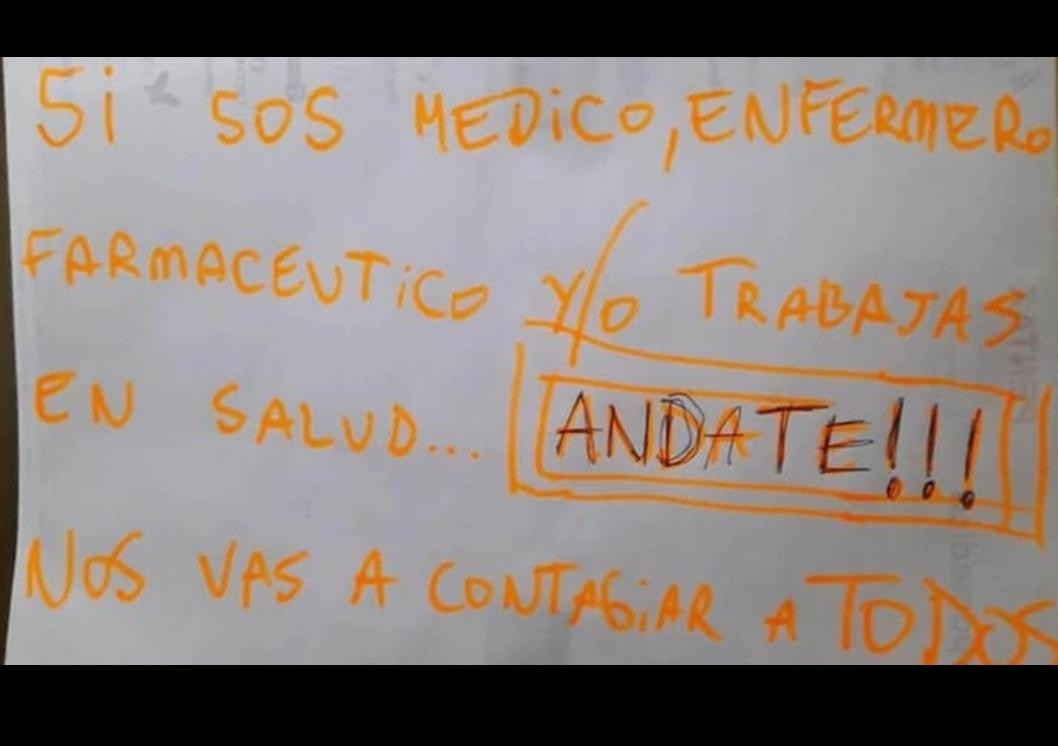 Amenaza a médicos de Venado Tuerto por el coronavirus