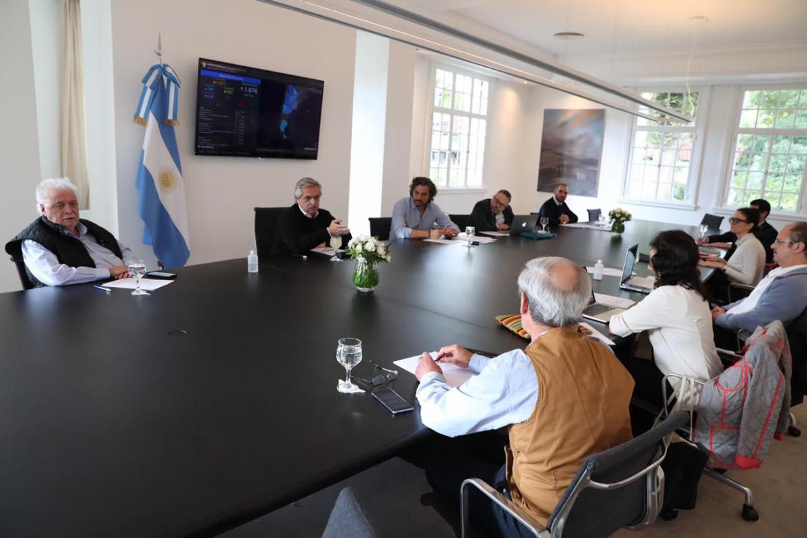 Encuentro de Alberto Fernández con grupo de especialistas, AGENCIA NA