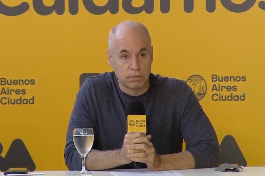 Horacio Rodríguez Larreta, conferencia de prensa, coronavirus en Argentina