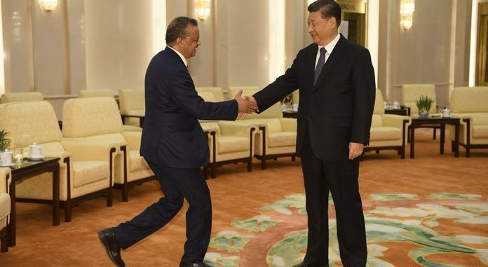 A finales de enero, el director general de la OMS, Tedros Adhanom Ghebreyesus, se reunió con el presidente chino, Xi Jinping, en Pekín.