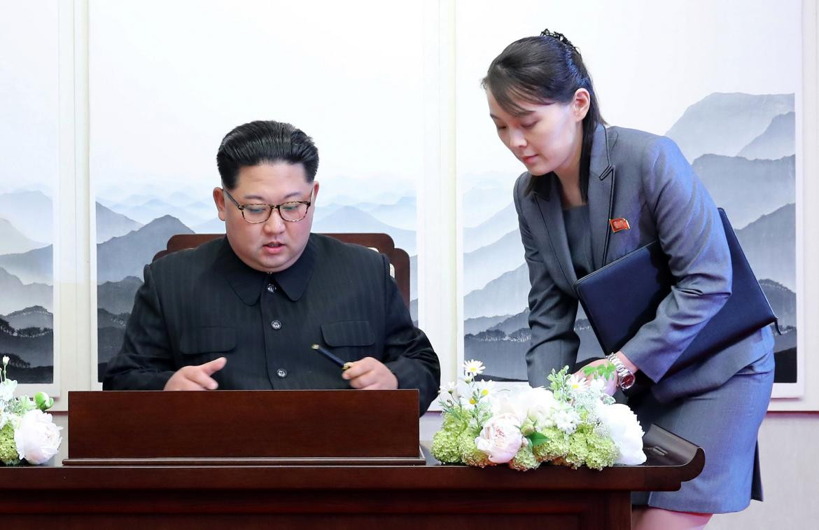 Kim Yo-jong y Kim Jong-Un