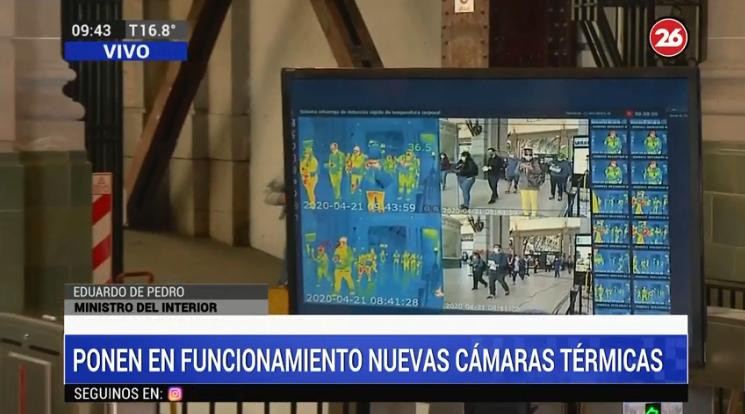 Puesta en funcionamiento de cámara térmica en Retiro, CANAL 26