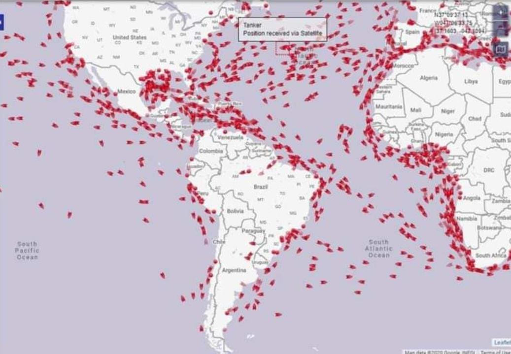 Coronavirus, mapa del petróleo en el mundo